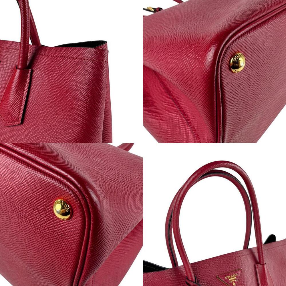 Prada Vitello Daino Tote red calf leather - Picture 4 of 4